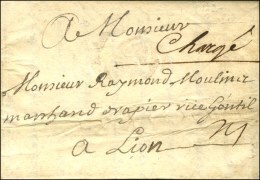 '' Chargé '' Sur Lettre Avec Texte Daté De Paris Le 10 Juillet 1720. - TB / SUP. - R. - Autres & Non Classés