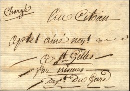 'Chargé' Sur Lettre Datée D'Epinal. 1795. - TB. - Autres & Non Classés