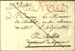 P.67.P. / HAGUENAU Sur Lettre Avec Texte Daté 1809 Et Vignette Impériale Adressée à... - Autres & Non Classés