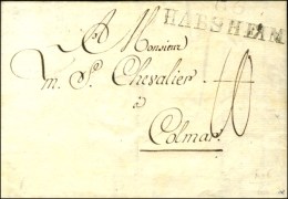 66 / HABSHEIM Sur Lettre Avec Texte Daté De Bâle Pour Colmar. 1795. - TB / SUP. - Autres & Non Classés