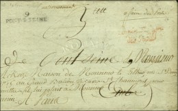Franchise Manuscrite '' Affaires Des Postes '' Sur Lettre Adressée à Pont-sur-Seine... - Autres & Non Classés