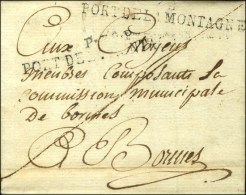 78 / PORT DE LA MONTAGNE + P. 78. P. PORT DE LA MONTAGNE (NR De Toulon) Sur Lettre Avec Texte Signé Du... - Autres & Non Classés