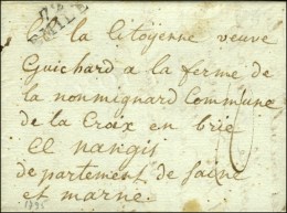 72 / EMILE (NR De Montmorency) Sur Lettre Avec Texte Daté De Grolay Le 14 Septembre Vieufstyle 1795. - TB.  ... - Autres & Non Classés