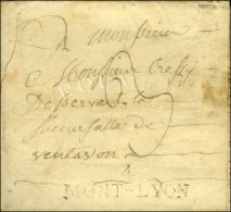 4 / MONT-LYON (NR De Mont Dauphin) Sur Lettre Avec Texte Daté De Chanteloube. 1810. - TB / SUP. - Autres & Non Classés