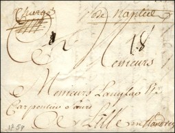 'De Nantes' + 'Chargé' Sur Lettre Avec Texte Pour Lille. 1759. - TB. - R. - 1701-1800: Précurseurs XVIII