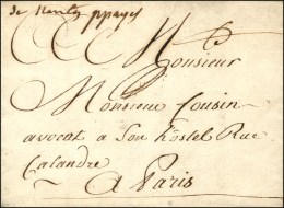 'De Nantes Ppayé' (L N° 7A). 1758. (cote : 160). - TB / SUP. - 1701-1800: Précurseurs XVIII