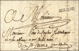 MILHAU (L N° 2) Sur Lettre En Franchise Pour St Cosme. 1783. - SUP. - 1701-1800: Précurseurs XVIII
