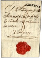 SCHLESTAT (L N° 3), Au Verso Beau Cachet De Cire. 1788. (cote : 220). - TB / SUP. - 1701-1800: Précurseurs XVIII