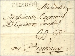 HABSHEIM (L N° 1) Sur Lettre Avec Texte Daté De Mulhouse. 1774. (cote : 650). - TB / SUP. - R. - 1701-1800: Precursors XVIII
