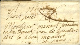 '' Port Payé '' Sur Lettre Avec Texte Daté De St Quentin Pour Paris. 1654. - TB. - R. - ....-1700: Precursores