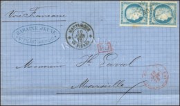 Losange MQE / CG N° 23 H Type III Càd MARTINIQUE / ST PIERRE. 1875. - SUP. - Sonstige & Ohne Zuordnung