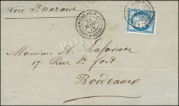 Càd PAQ. FR. / POINTE A PITRE GUAD / CG N° 23 Sur Lettre Pour Bordeaux. 1879. - SUP. - Otros & Sin Clasificación