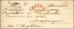 (E) PARIS (E) 60 Sur Lettre Pour St Pierre De La Martinique. 1846. - TB / SUP. - Otros & Sin Clasificación