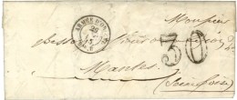 Càd ARMEE D'ORIENT / Bau B Taxe 30 DT Sur Lettre Avec Texte Daté Crimée. 1855. - TB / SUP. - Autres & Non Classés