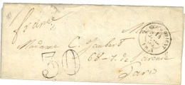 Càd ARMEE D'ORIENT / Bau A Taxe 30 DT Sur Lettre Avec Texte . 1855. - TB. - Otros & Sin Clasificación