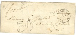 Càd ARMEE D'ORIENT / Bau A Taxe 30 DT Sur Lettre Avec Texte . 1855. - TB. - Other & Unclassified