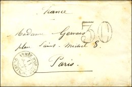 Càd ARMEE D'ORIENT / QUARTer Gal, Taxe 30 DT. 1854. - TB / SUP. - Autres & Non Classés