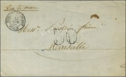 Càd BRIGADE FRANCAISE / ITALIE + Taxe 30 DT Sur Lettre Avec Texte Daté De Rome. 1856. - TB / SUP. - Otros & Sin Clasificación