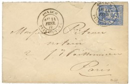 Càd MONACO / PRINCIPAUTE / N° 78 Sur Lettre Pour Paris. 1877. - TB / SUP. - Other & Unclassified