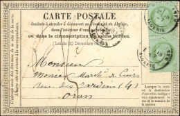 Càd MOSTAGANEM / ALGERIE / N° 53 (2) Sur Carte Insuffisamment Affranchie Pour Oran Taxée 15c.... - Otros & Sin Clasificación