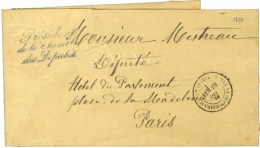 Càd VERSAILLES / CHAMBRE DES DEPUTES Sur Bande D'imprimé En Franchise Avec Griffe Bleue '... - 1849-1876: Periodo Clásico