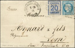 Càd HAGENAU I. ELSASS / Als. N° 6 (pd) Burelage Renversé  + N° 60 Obl. Losange Ambulant Sur... - Cartas & Documentos