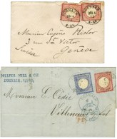 Lot De 2 Lettres Affranchies TP All Oblitérés Càd DORNACH. - TB / SUP. - Briefe U. Dokumente