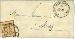 Càd CORNY (NOVEANT) / Als. N° 5 Sur Lettre Pour Metz. 1871. - TB / SUP. - Briefe U. Dokumente