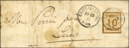 Càd CHATEAU-SALINS / Als. N° 6 Sur Lettre Pour Lucy. 1871. - TB / SUP. - Briefe U. Dokumente