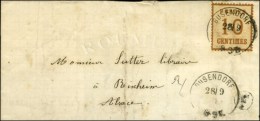 Càd BUSENDORF / Als. N° 5 Sur Lettre Pour Rixheim. 1871. - TB. - Briefe U. Dokumente