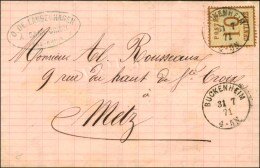 Càd BUCKENHEIM / Als. N° 5 Sur Lettre Pour Metz. 1871. - SUP. - Cartas & Documentos