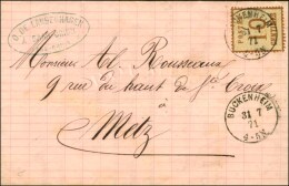 Càd BUCKENHEIM / Als. N° 5 Sur Lettre Pour Metz. 1871. - SUP. - Covers & Documents