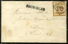 PC Du GC 1803 / Alsace N° 5 + Griffe Provisoire BOUXVILLER Sur Lettre Pour Colmar. - SUP. - RRR. - Cartas & Documentos