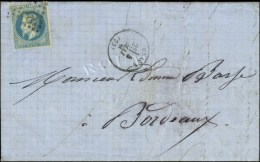 Lettre Avec Bon Texte Daté Du 3 Mai 1871 Sortie Par Passeur Et Remise Au Bureau De Meaux Pour Bordeaux, GC... - Guerra De 1870