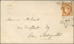 Etoile 2 / N° 36 Sur Lettre Pour Les Batignolles, Au Verso Càd D'arrivée 8 AOUT 71. - TB. - Guerre De 1870
