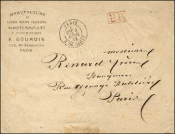 Càd PARIS / R. DE CLERY 4 AVRIL 71 + PP (R) Sur Lettre Pour Paris. - TB. - R. - Guerre De 1870