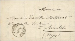 Cachet Provisoire POSTES / 1871 / EPINAL Sur Lettre Avec Texte Daté Du 9 Janv. 1871 Pour Arnould. - SUP. - Guerra De 1870