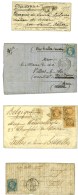 Lot De 4 Ballons Montés. - B / TB. - Guerra De 1870