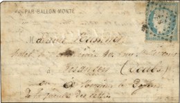 Lettre Avec Texte Daté De Paris Le 6 Décembre 1870 Pour Besançon (Doubs). Losange PB / N°... - Guerra De 1870