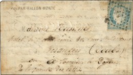 Lettre Avec Texte Daté De Paris Le 6 Décembre 1870 Pour Besançon (Doubs). Losange PB / N°... - War 1870