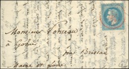 Càd Rouge PARIS SC 4 DEC. 70 / N° 29 Sur Lettre Pour Brissac (Maine Et Loire). Au Verso, Bureau De Passe... - Guerra De 1870