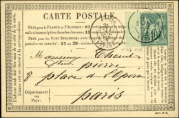 Càd PARIS / DEPART / N° 65 Bdf Sur CP. 1876. - SUP. - 1876-1878 Sage (Type I)