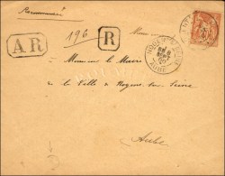 Càd NOGENT S SEINE / AUBE / N° 94 Sur Lettre Recommandée Avec AR + Boite Rurale J. 1900. - TB. -... - 1876-1878 Sage (Typ I)