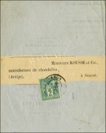 Càd VERNON / N° 74 Sur Imprimé Sous Bande Au 1er échelon. 1876. - TB. - 1876-1878 Sage (Typ I)