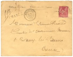 Càd T 24 MERINCHAL (22) / N° 98 Sur Lettre Chargée Au 1er échelon. 1898. - TB. - 1876-1878 Sage (Type I)