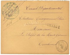 Càd REVEL / Hte GARONNE Sur Lettre Chargée En Franchise à Destination Du Préfet De... - 1876-1878 Sage (Typ I)