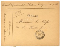 Càd TOULOUSE PL. DUPUY / Hte GARONNE Sur Lettre Chargée En Franchise à Destination Du... - 1876-1878 Sage (Typ I)