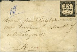Càd BORDEAUX (32) / Taxe N° 4 Sur Lettre Locale. 1871. - TB. - R. - 1859-1959 Cartas & Documentos