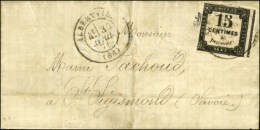 Càd ALBERTVILLE (88) / Taxe N° 4 (infime Def) Sur Lettre Avec Texte Daté D'Albertville Pour St... - 1859-1959 Covers & Documents