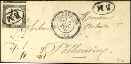 BM / Taxe N° 3 Càd T 24 PELLEVOISIN (35) Sur Lettre Avec Texte Daté De Buzancourt Le 1er Juillet... - 1859-1959 Cartas & Documentos